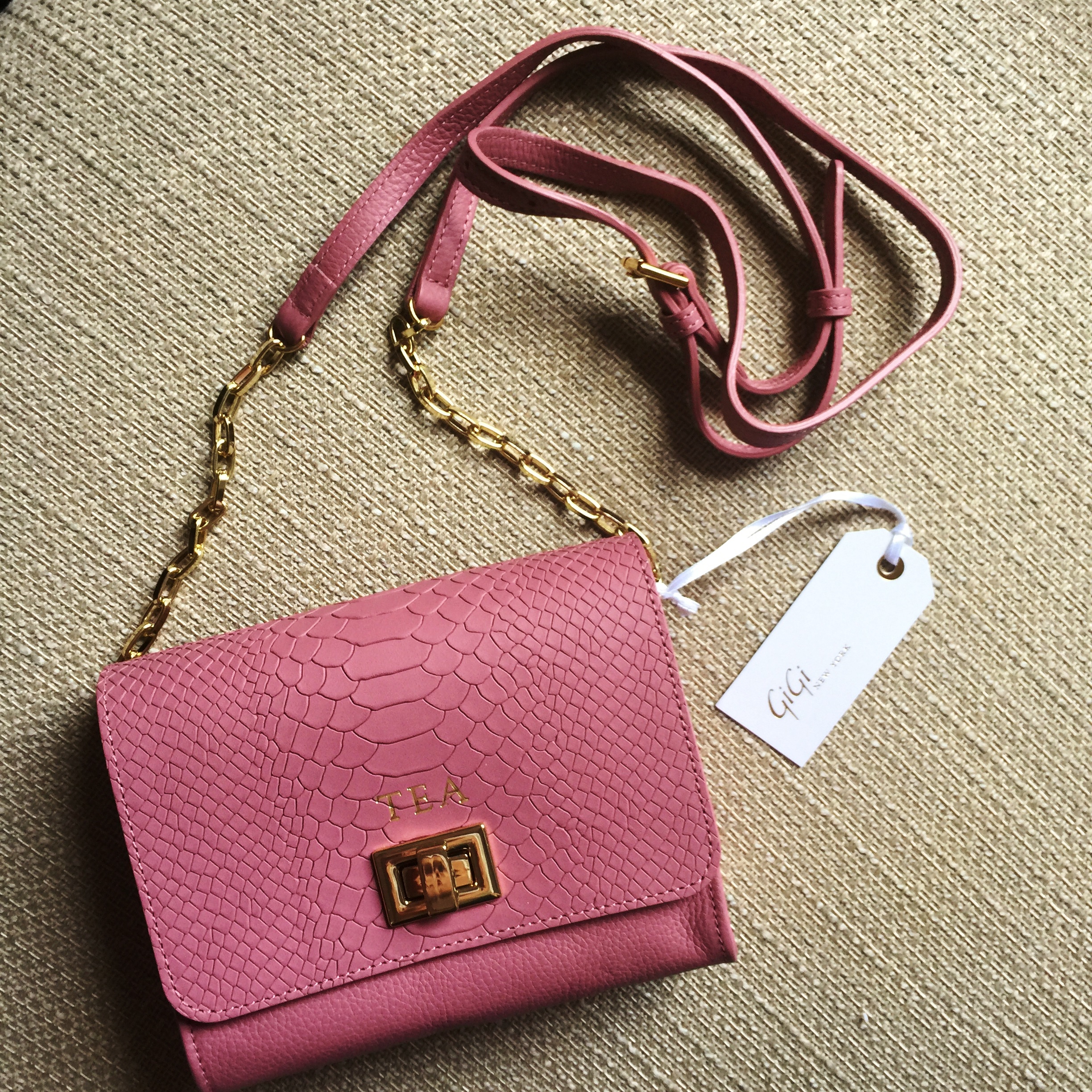gigi new york pink purse