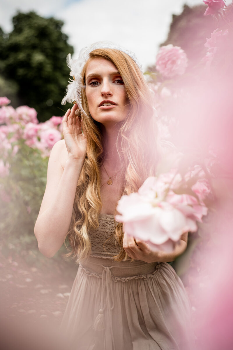 Aphrodite in the Peninsula Park Rose Garden • Stop, Drop & Vogue